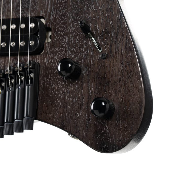 CORT SPACE G6MS SGTK ELEKTRO GİTAR, YARI PARLAK ŞEFFAF SİYAH, ÇANTALI